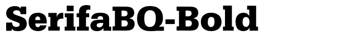 SerifaBQ-Bold