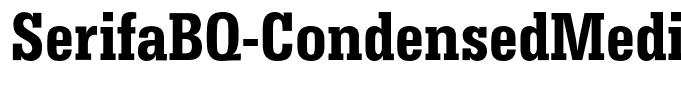 SerifaBQ-CondensedMedium