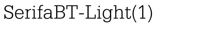 SerifaBT-Light(1)