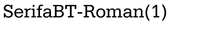 SerifaBT-Roman(1)