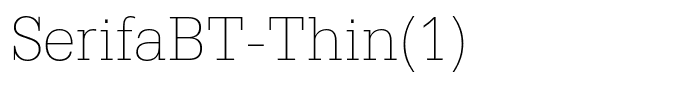 SerifaBT-Thin(1)