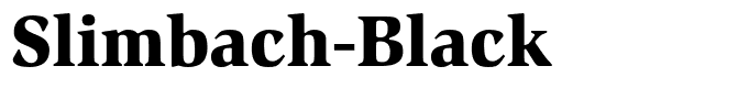 Slimbach-Black