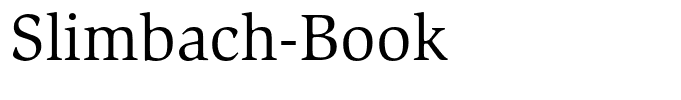 Slimbach-Book