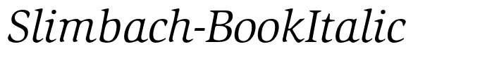 Slimbach-BookItalic