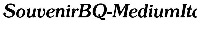 SouvenirBQ-MediumItalic