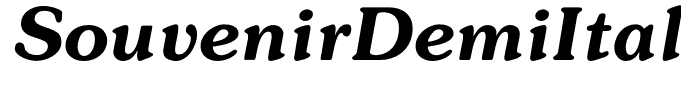 SouvenirDemiItalic