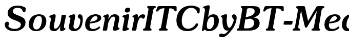 SouvenirITCbyBT-MediumItalic