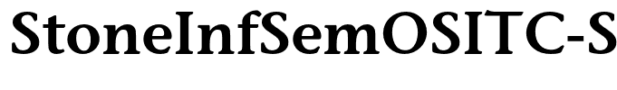 StoneInfSemOSITC-Semi