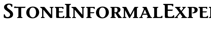 StoneInformalExpertBQ-SemiBold