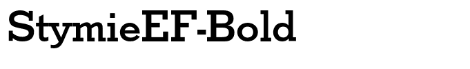 StymieEF-Bold