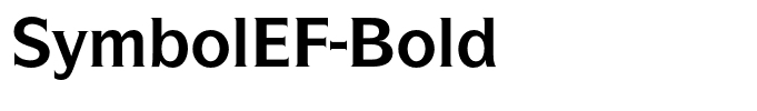 SymbolEF-Bold