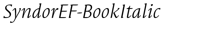 SyndorEF-BookItalic