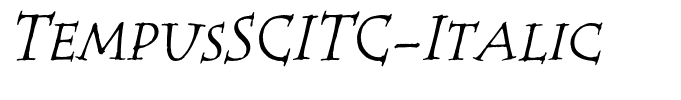 TempusSCITC-Italic