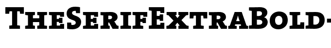 TheSerifExtraBold-Caps