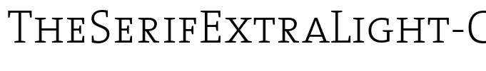 TheSerifExtraLight-Caps