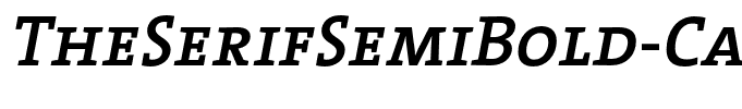 TheSerifSemiBold-CapsItalic