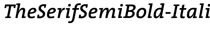 TheSerifSemiBold-Italic