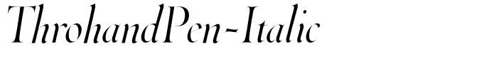 ThrohandPen-Italic