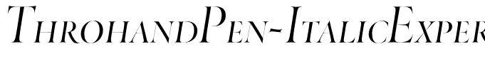 ThrohandPen-ItalicExpert