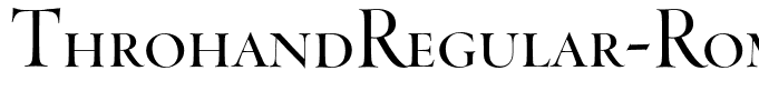 ThrohandRegular-RomanExpert