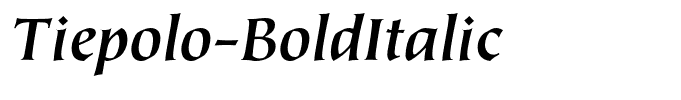 Tiepolo-BoldItalic