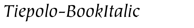 Tiepolo-BookItalic