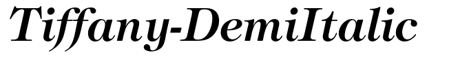 Tiffany-DemiItalic