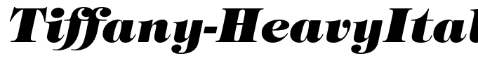 Tiffany-HeavyItalic