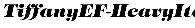 TiffanyEF-HeavyItalic