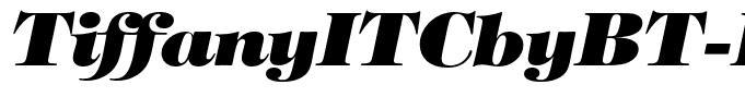 TiffanyITCbyBT-HeavyItalic
