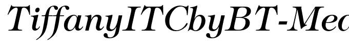 TiffanyITCbyBT-MediumItalic