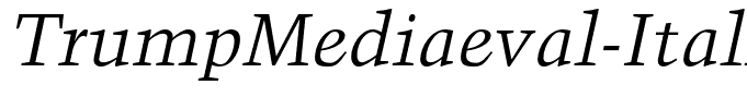 TrumpMediaeval-Italic