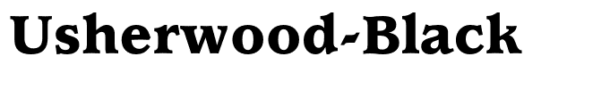 Usherwood-Black