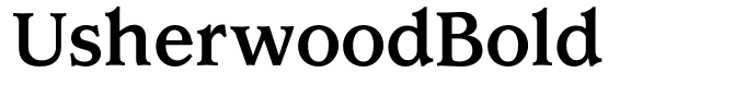 UsherwoodBold