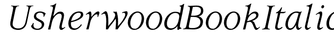 UsherwoodBookItalic