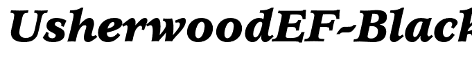 UsherwoodEF-BlackItalic