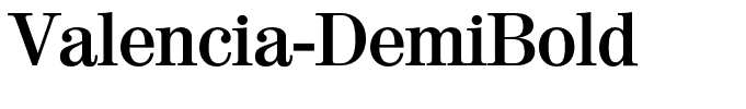 Valencia-DemiBold