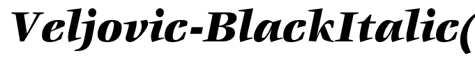 Veljovic-BlackItalic(1)