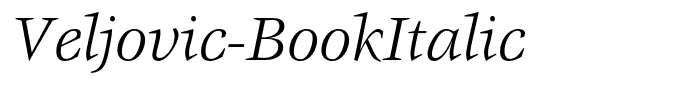 Veljovic-BookItalic