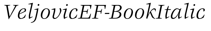 VeljovicEF-BookItalic