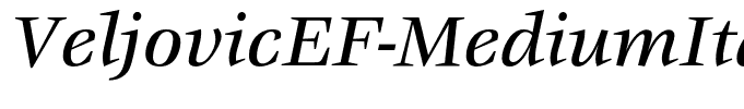 VeljovicEF-MediumItalic