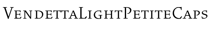 VendettaLightPetiteCaps