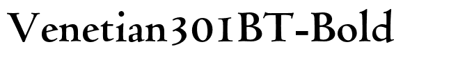 Venetian301BT-Bold