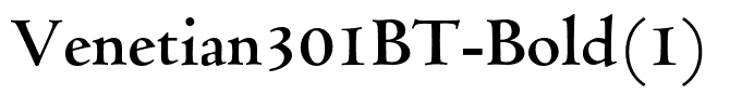 Venetian301BT-Bold(1)