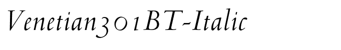 Venetian301BT-Italic