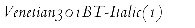 Venetian301BT-Italic(1)