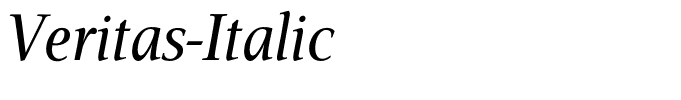 Veritas-Italic