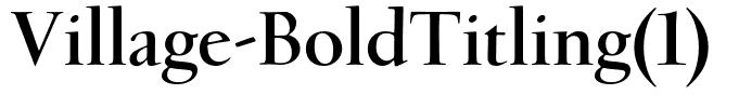 Village-BoldTitling(1)