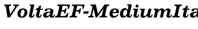 VoltaEF-MediumItalic