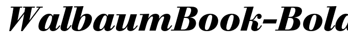 WalbaumBook-BoldItalicOsF